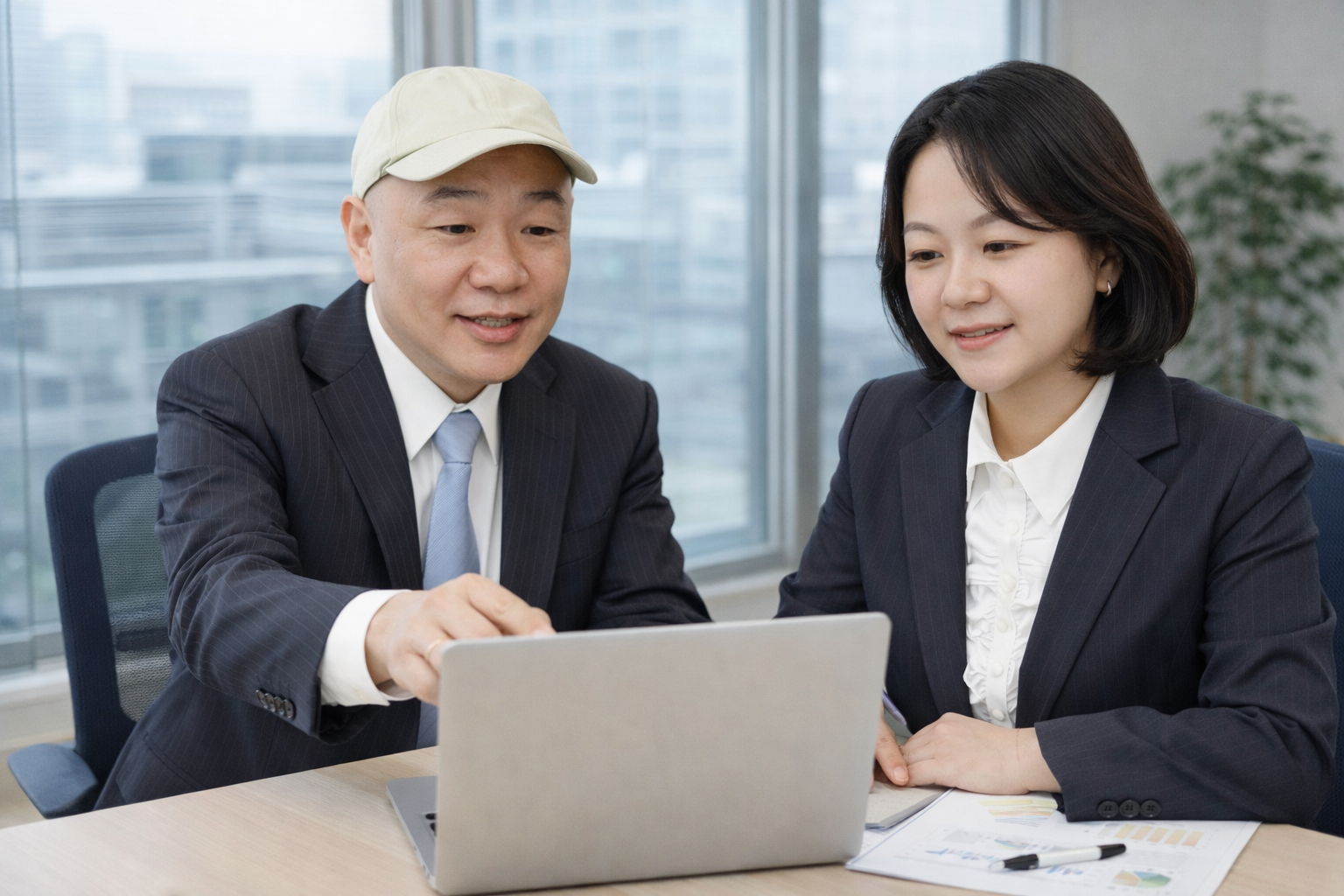 阿勇與吳小姐專業服務情境